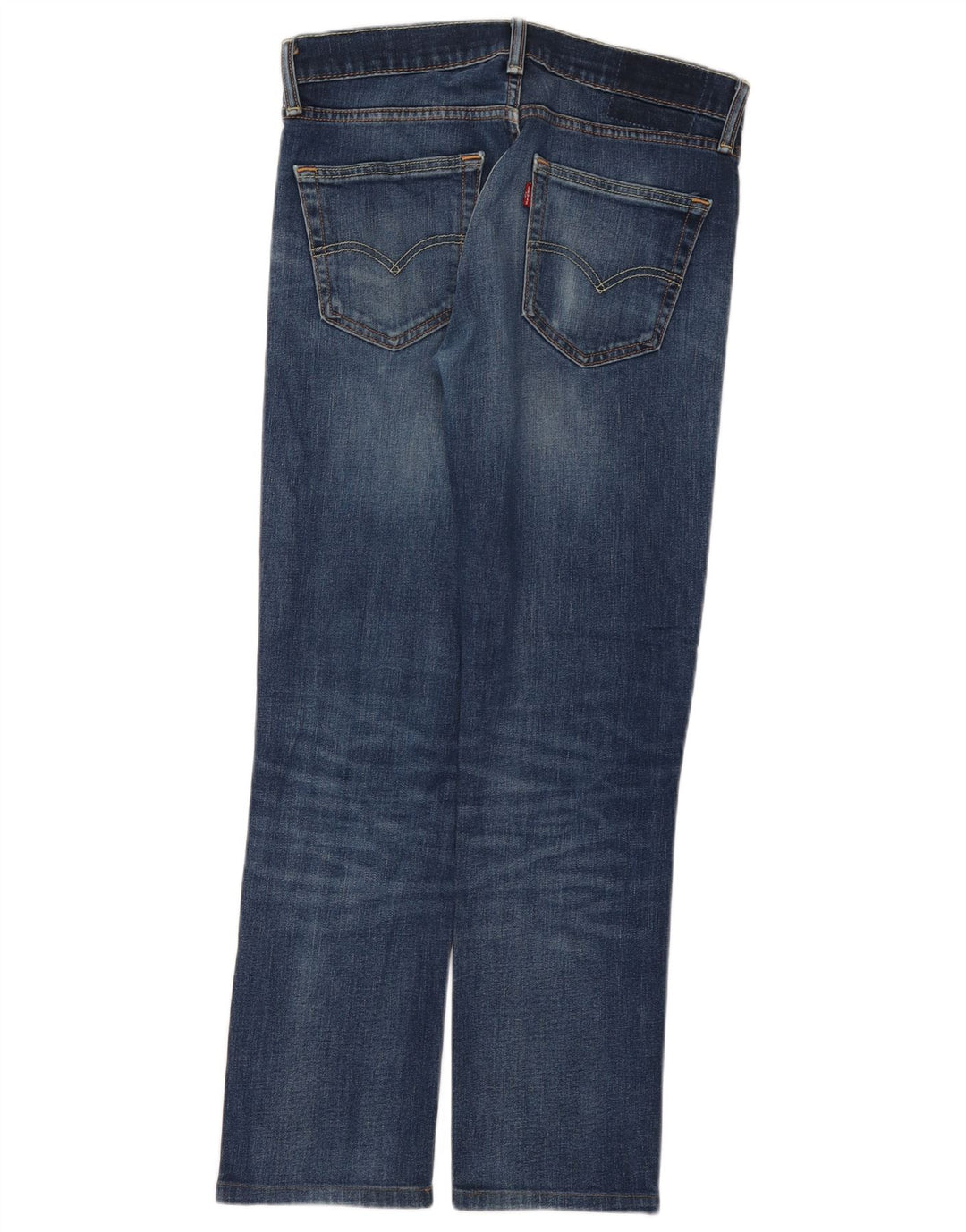 Calça jeans reta masculina Levi's W31 L28 azul algodão