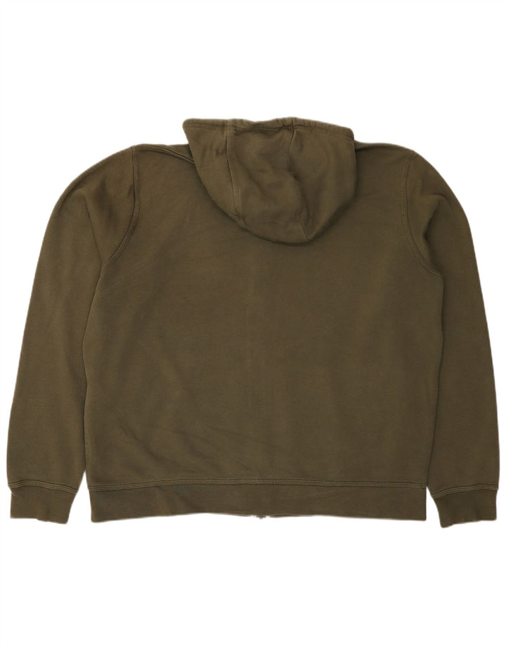 Suéter Nike masculino com capuz e zíper 2XL cáqui