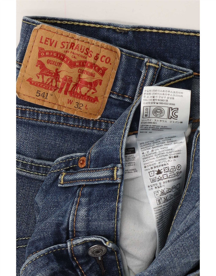 Shorts jeans masculino 541 Levi's W32 grande algodão azul