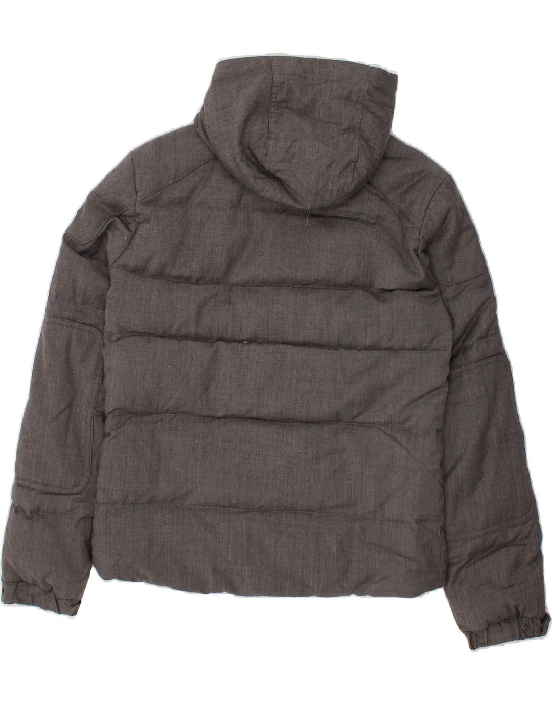 SIVIGLIA Womens Hooded Padded Jacket IT 48 XL Grey Vintage SIVIGLIA and Second-Hand SIVIGLIA from Messina Hembry 
