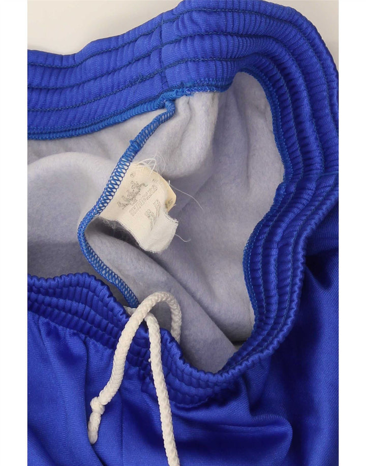 Calça de treino masculina vintage poliamida azul médio
