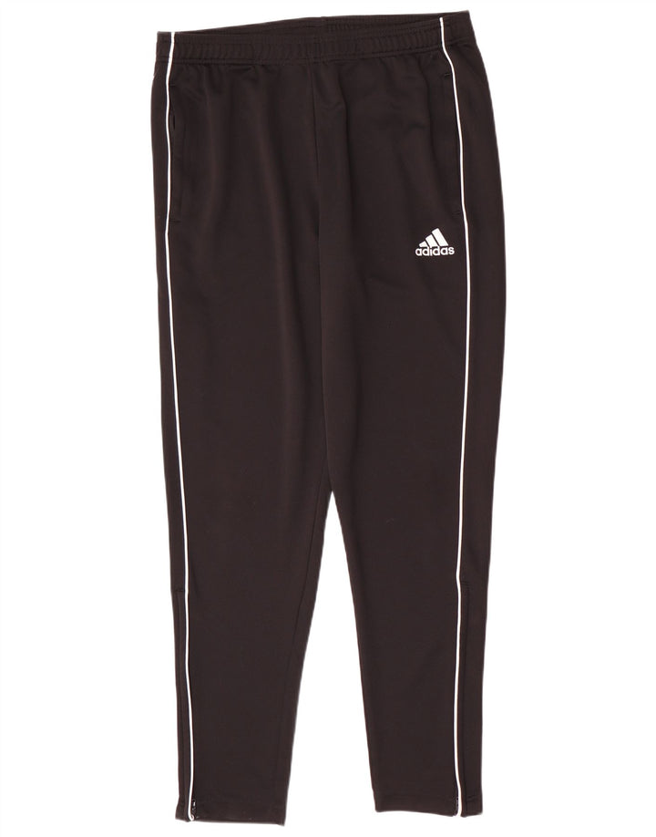 Calça de treino masculina Adidas grande poliéster preto