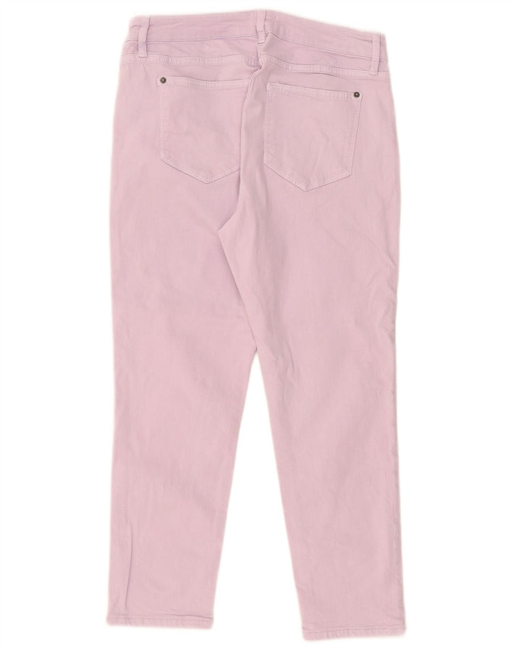 Calça Jeans Reta Feminina White Stuff W30 L25 Algodão Roxo