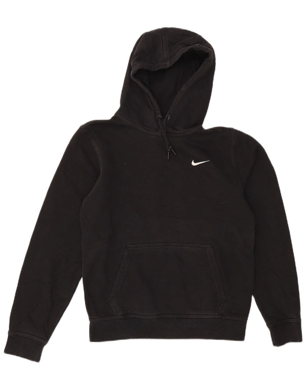 Nike Mens Hoodie Jumper Pequeno Algodão Preto