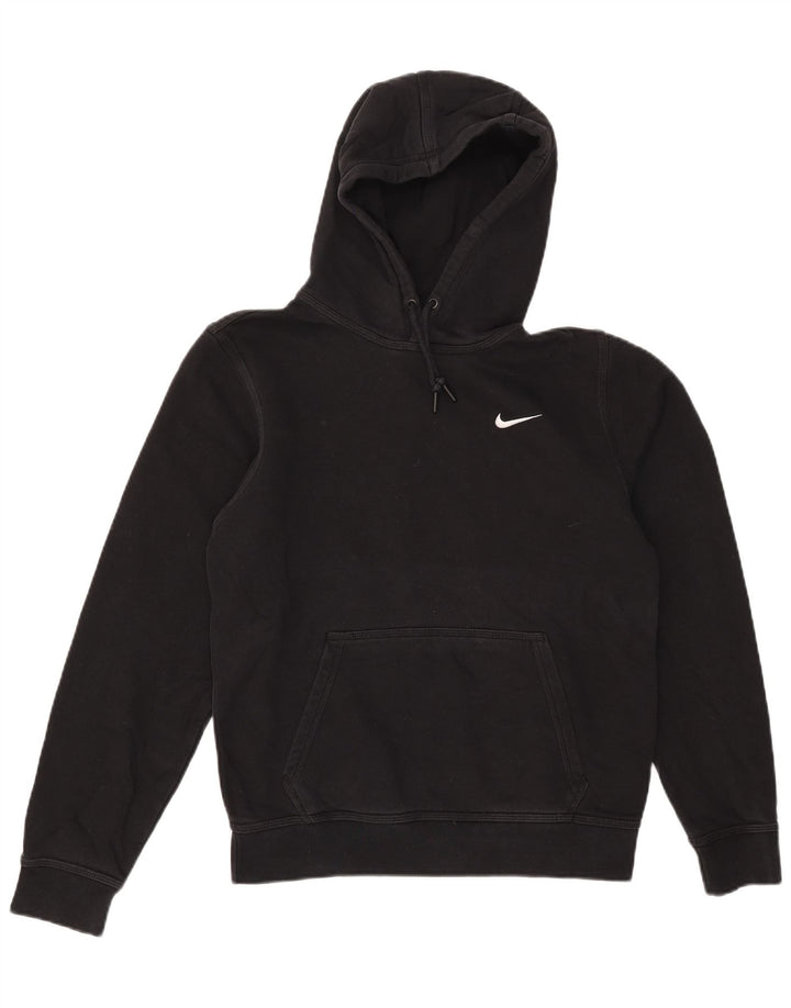 Nike Mens Hoodie Jumper Pequeno Algodão Preto