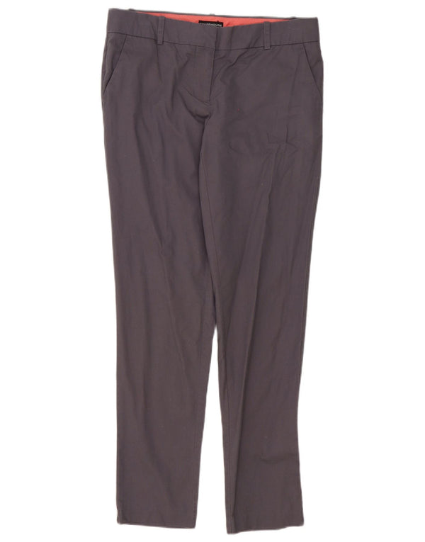 Calça Chino Feminina Slim Warehouse UK 10 Pequeno W30 L30 Algodão Cinza
