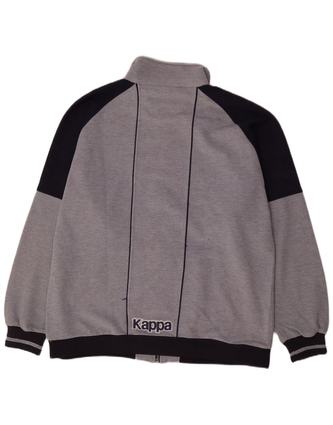 Jaqueta Kappa Mens Graphic Tracksuit XL Cinza Poliéster