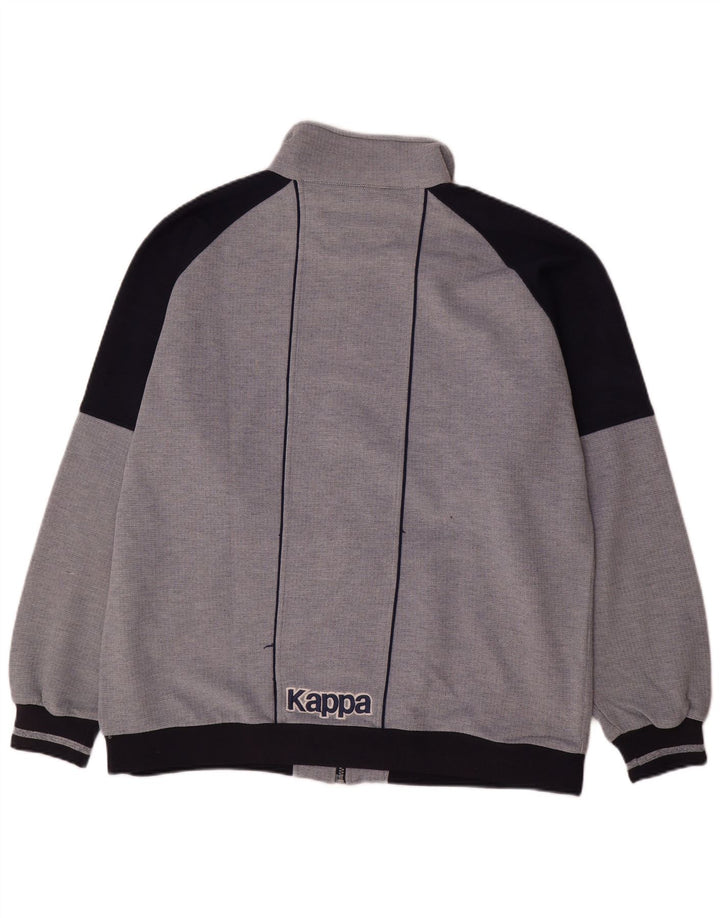 Jaqueta Kappa Mens Graphic Tracksuit XL Cinza Poliéster