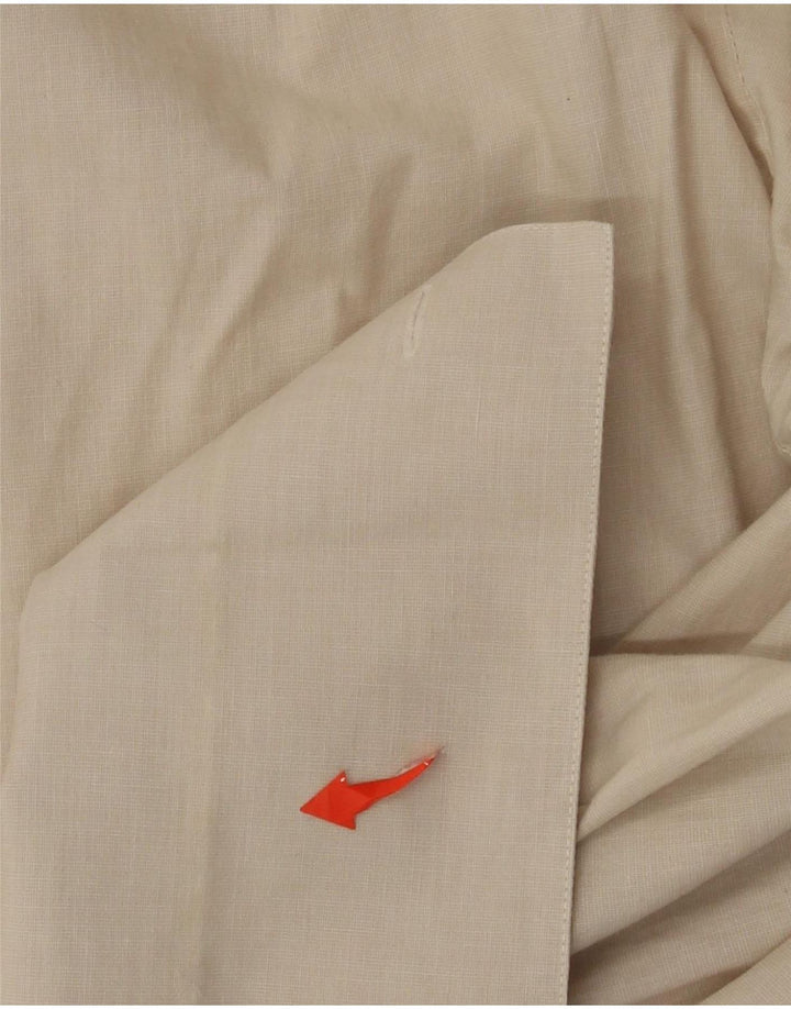 Camisa formal masculina Pierre Cardin grande bege