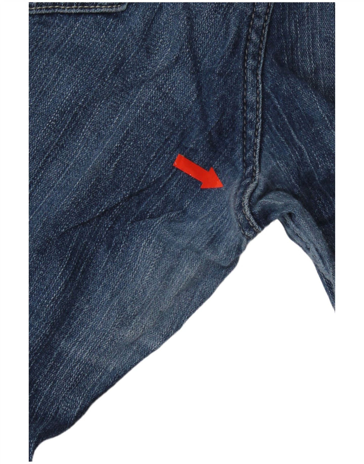 Calça jeans feminina Levi's 518 Super Low Bootcut W30 L30 azul algodão