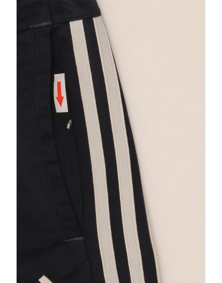 Shorts esportivos masculinos Adidas médio azul marinho poliéster