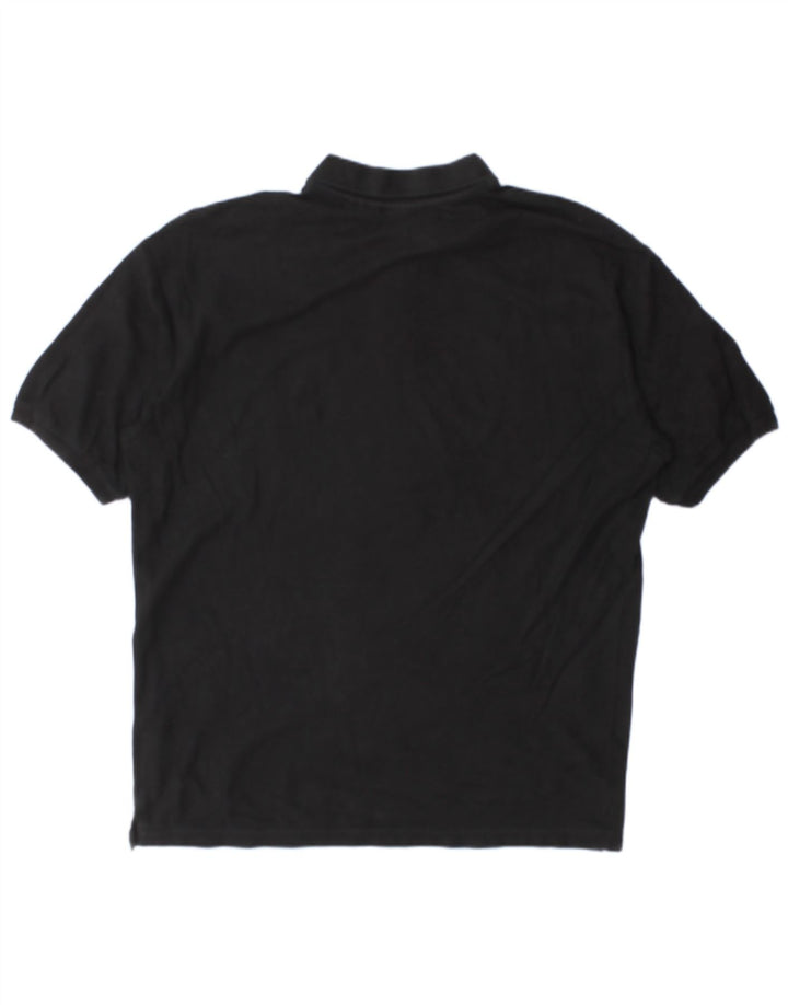 Camisa polo masculina FILA XL algodão preto
