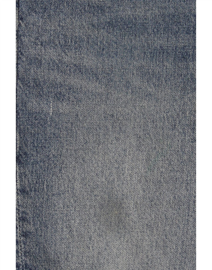 Zara Jeans Cônicos Femininos EU 40 Médio W30 L28 Azul Algodão
