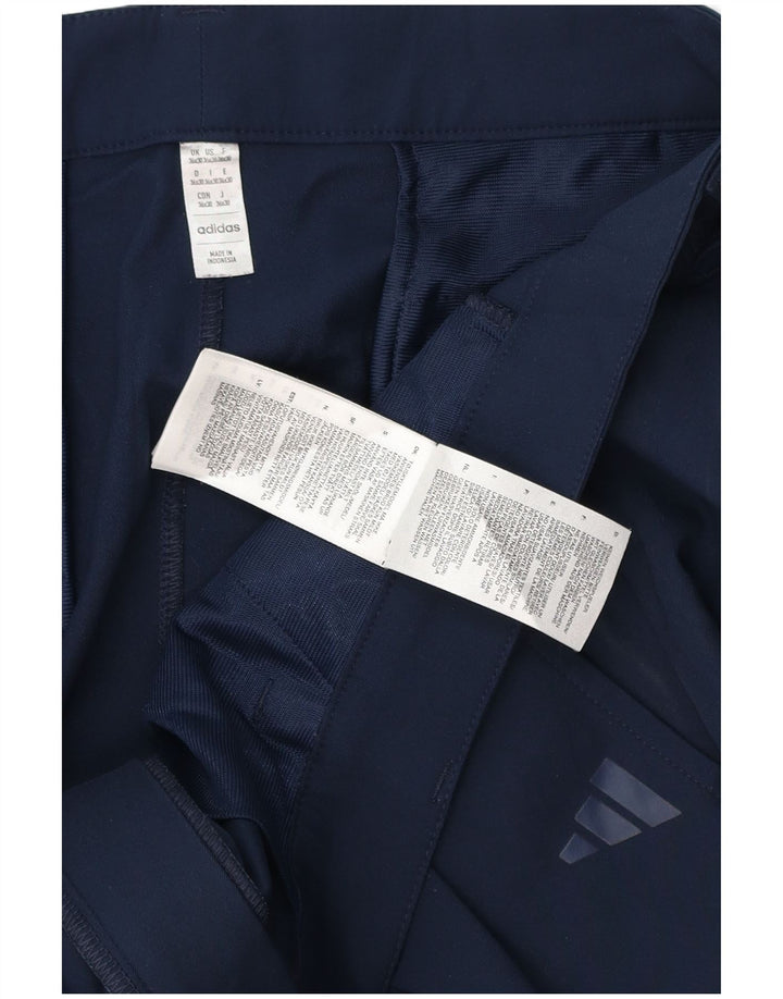 Calças Chino Retas Masculinas ADIDAS W36 L30 Azul Marinho Poliéster