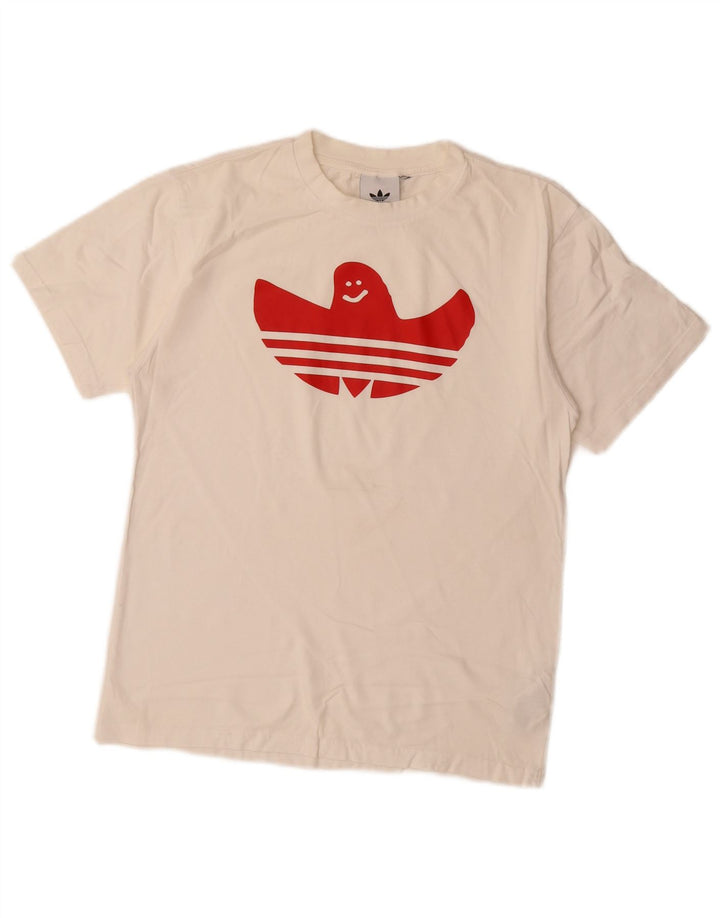 Camiseta Adidas Masculina Graphic Top Pequeno Branco