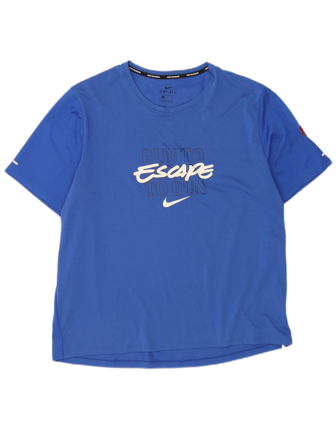 Camiseta Nike Masculina Dri Fit Graphic Top XL Azul Poliéster