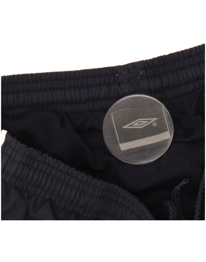 Shorts esportivos masculinos UMBRO grandes poliéster azul marinho