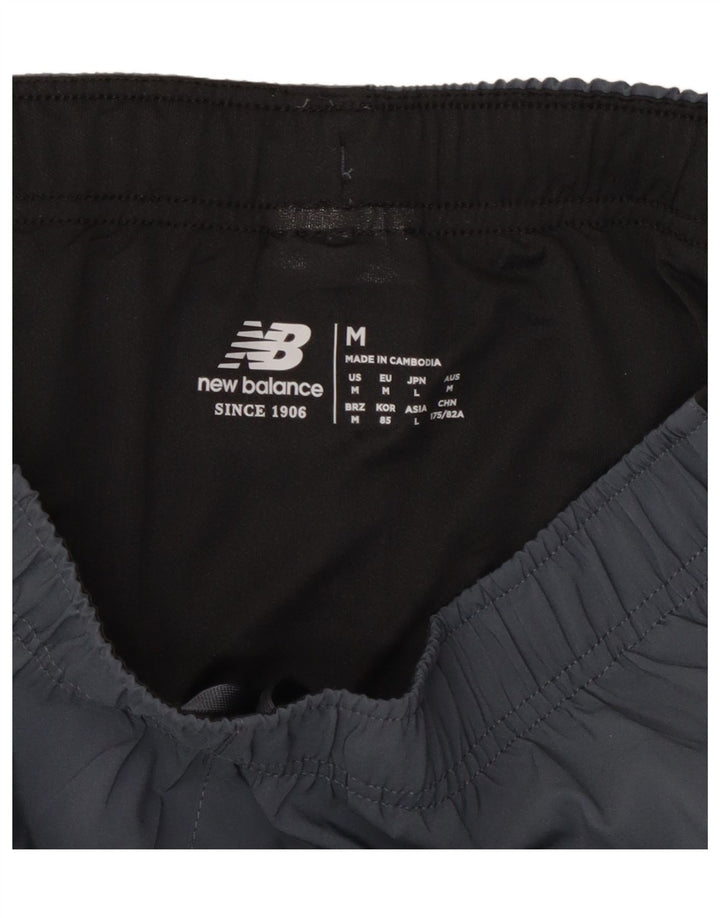 Shorts esportivos masculinos New Balance cinza médio