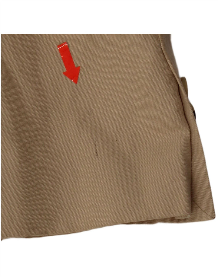 Jaqueta Blazer Masculina Hugo Boss com 3 Botões EU 48 Algodão Bege Médio