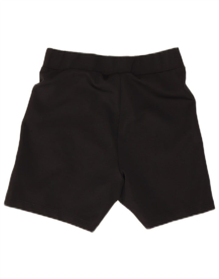 Shorts esportivos gráficos femininos Adidas UK 10 pequeno poliéster preto