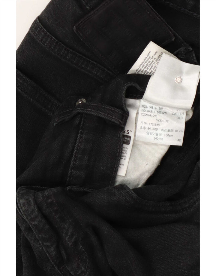 Calça jeans feminina Levi's 511 Slim W33 L32 cinza algodão