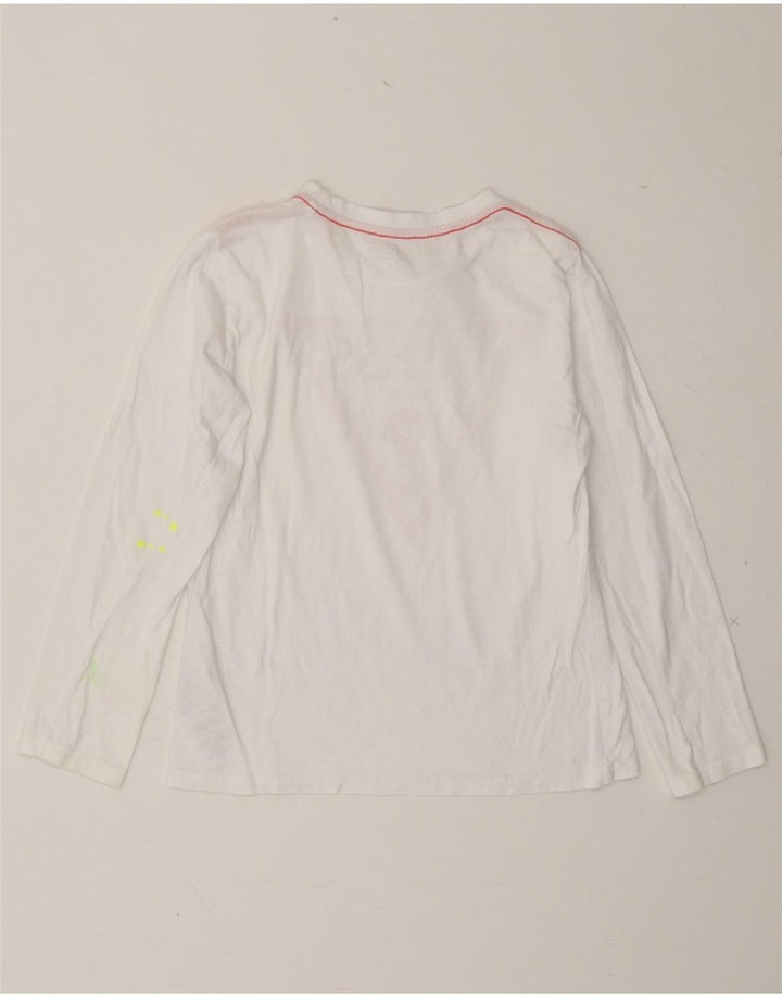 GUESS Girls Graphic Top Long Sleeve 7-8 Years White Cotton Vintage Guess and Second-Hand Guess from Messina Hembry 
