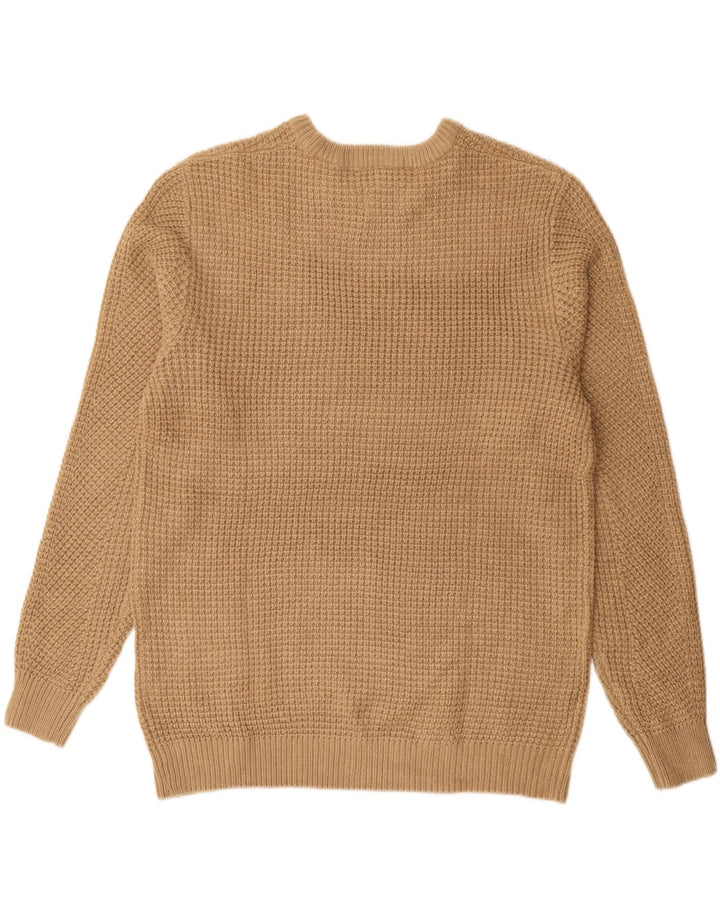 JACK & JONES Suéter masculino com gola redonda 2XL marrom acrílico