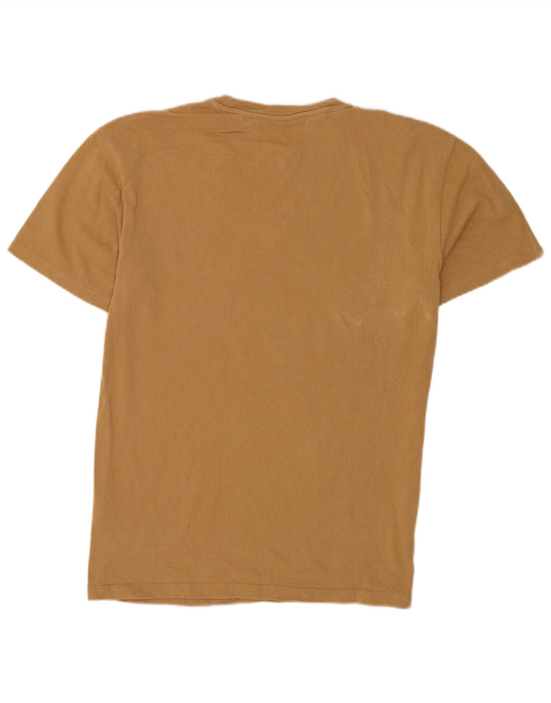 Camiseta masculina Tommy Hilfiger top pequeno algodão marrom