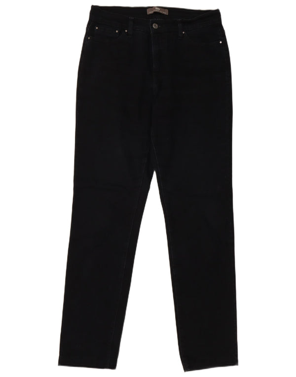 Calça jeans feminina Levi's 512 skinny US 12 grande W30 L31 azul marinho