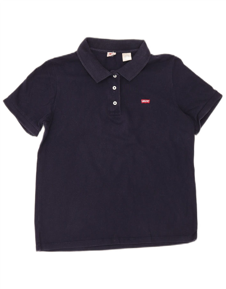 Camisa polo feminina LEVI'S UK 6 XS azul marinho