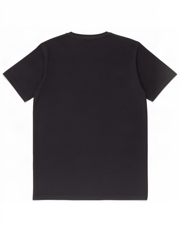 Ellesse Camiseta masculina gráfica Top médio algodão azul marinho
