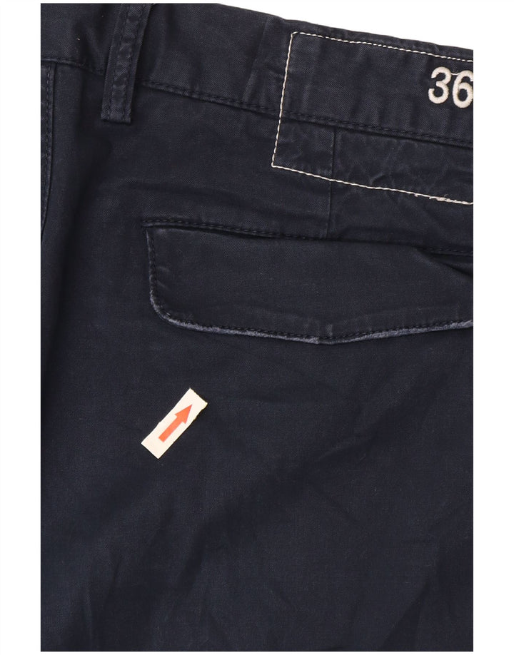 Shorts Chino Masculino Sun68 W36 Grande Algodão Azul Marinho