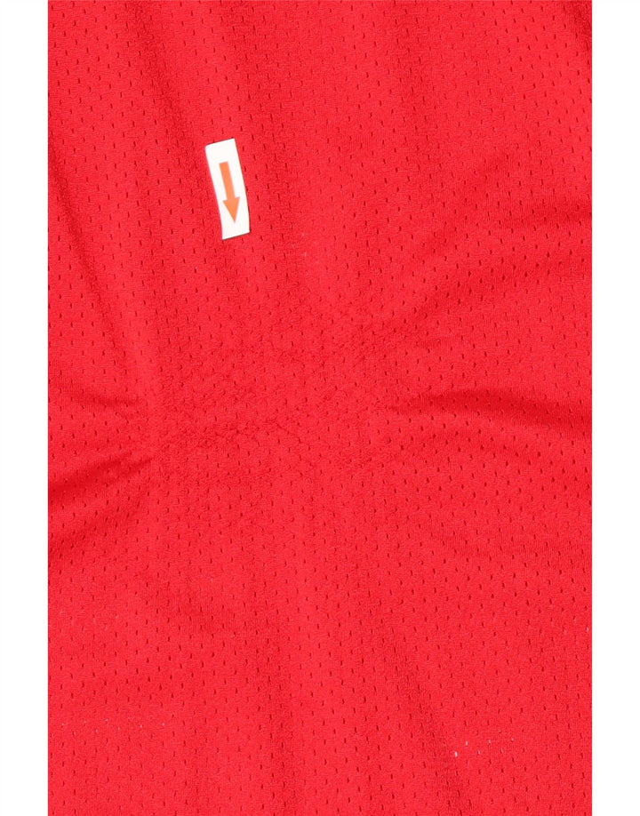 Russell Athletic Boys Jersey Top 14-15 Anos Grande Poliéster Vermelho