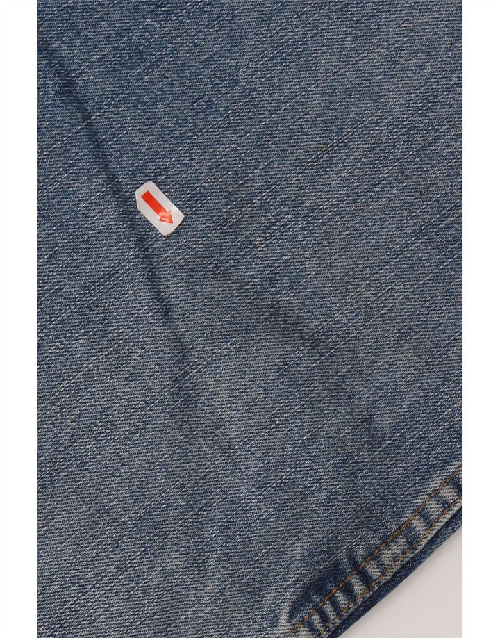 WRANGLER Masculino Ohio Straight Jeans W38 L34 Azul Algodão