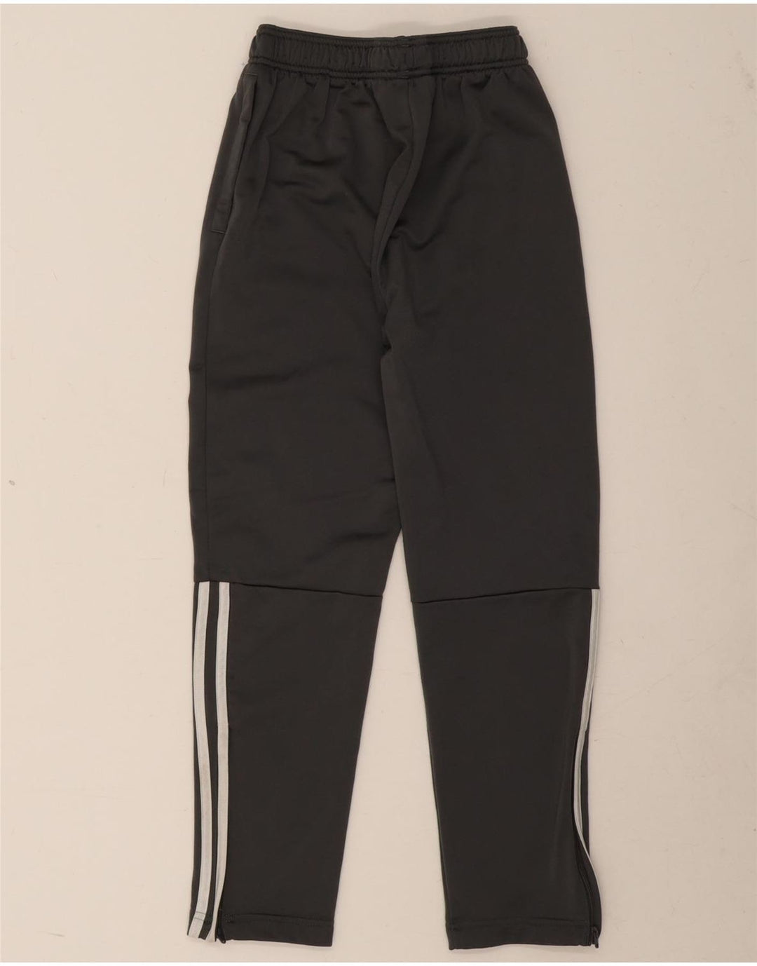 Calças de treino Adidas meninos 11-12 anos cinza poliéster
