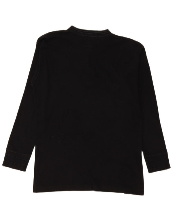 Top masculino Levi's manga comprida médio algodão preto