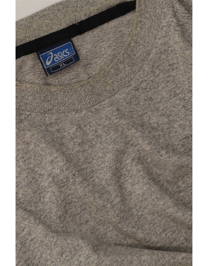 Camiseta masculina Asics Top XL cinza manchado