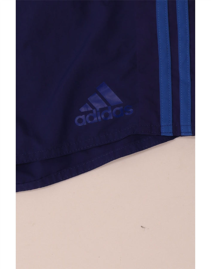 Shorts esportivos masculinos ADIDAS médio azul marinho