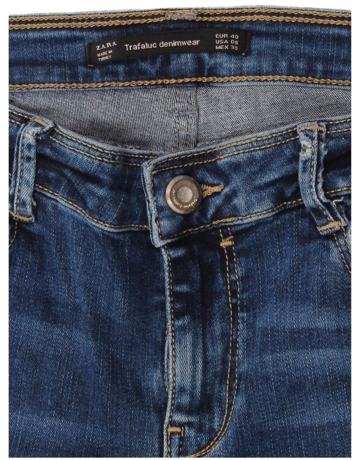 Calça jeans skinny feminina Zara EU 40 médio W30 L28 azul