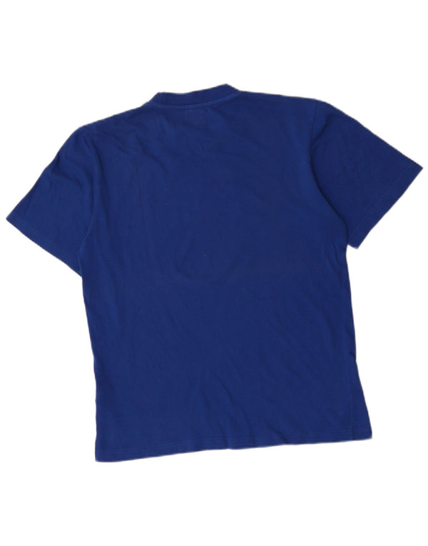 Camiseta Adidas Masculina Graphic Top Pequeno Algodão Azul