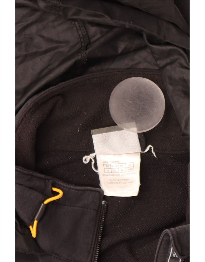 Jaqueta corta-vento masculina JACK WOLFSKIN com capuz UK 44/46 XL poliamida preta