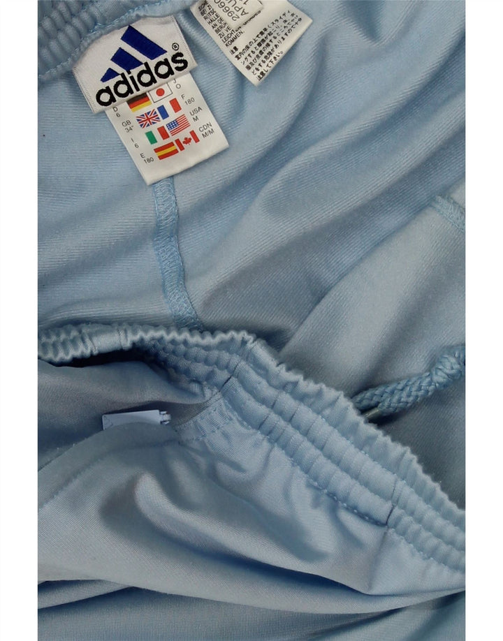Calça Adidas Mens Treino Poliéster Azul Médio