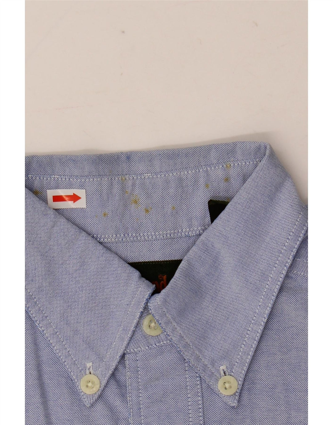 Camisa masculina Timberland Loose Fit pequena azul algodão