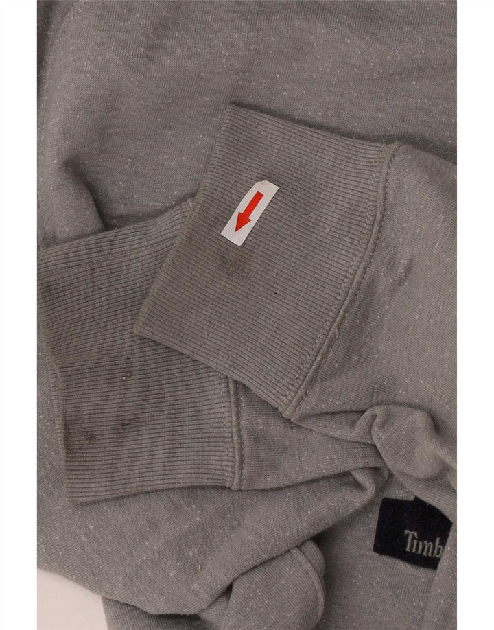 Suéter masculino Timberland Graphic Regular Fit cinza médio manchado