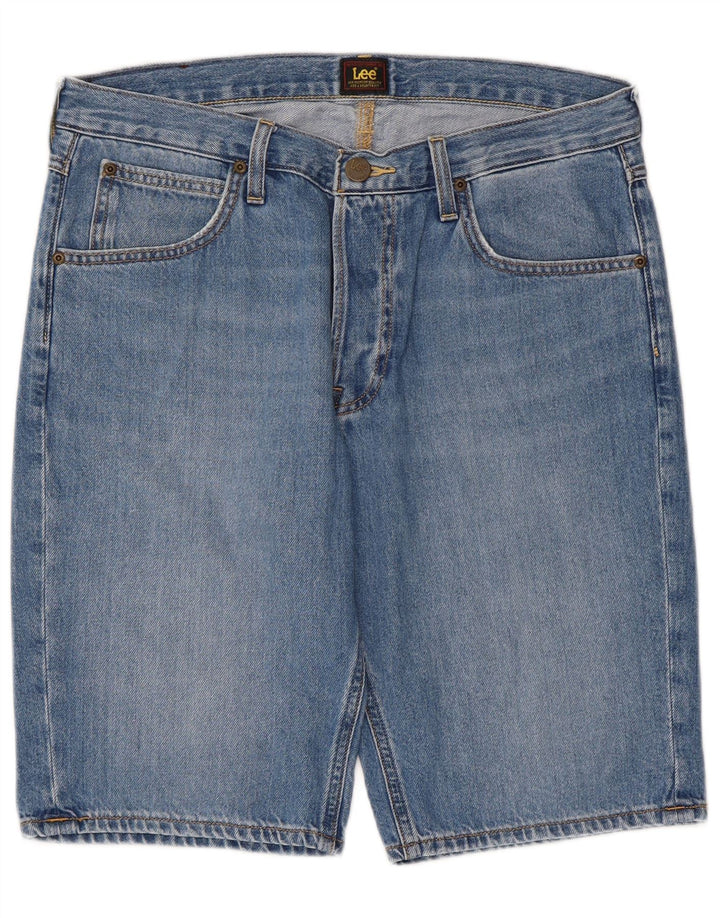 Shorts jeans masculino LEE W34 grande azul