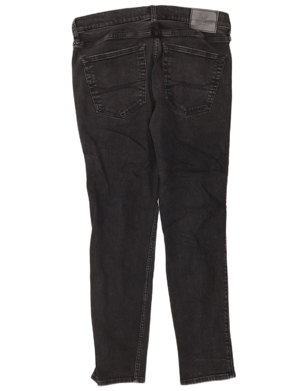 Hollister Mens Jeans Skinny W32 L30 Algodão Preto
