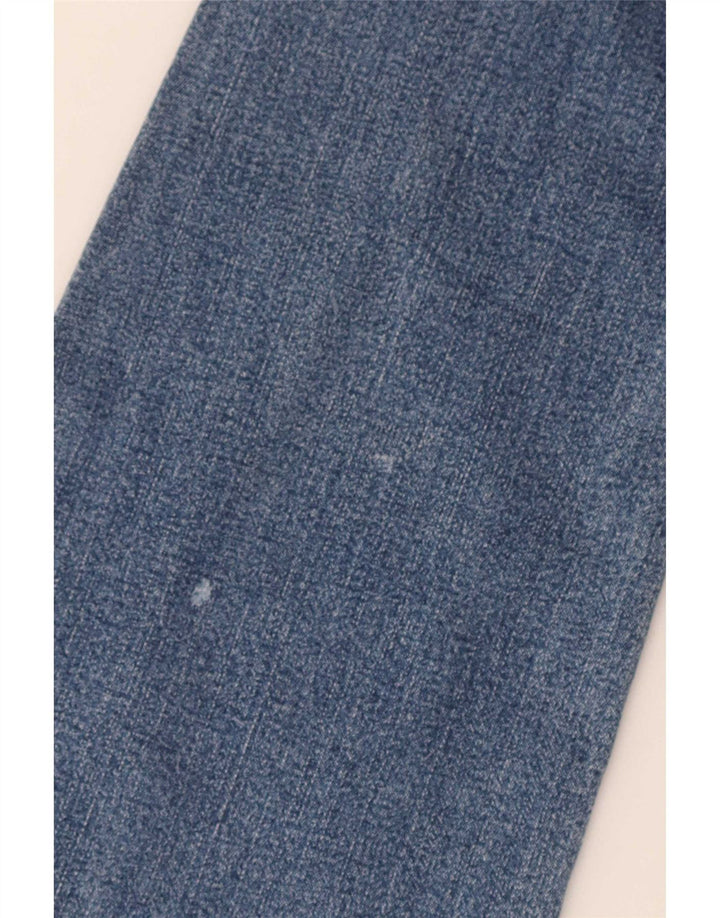 Calça jeans feminina Levi's 518 Super Low Bootcut tamanho 3 pequeno W28 L32 azul algodão