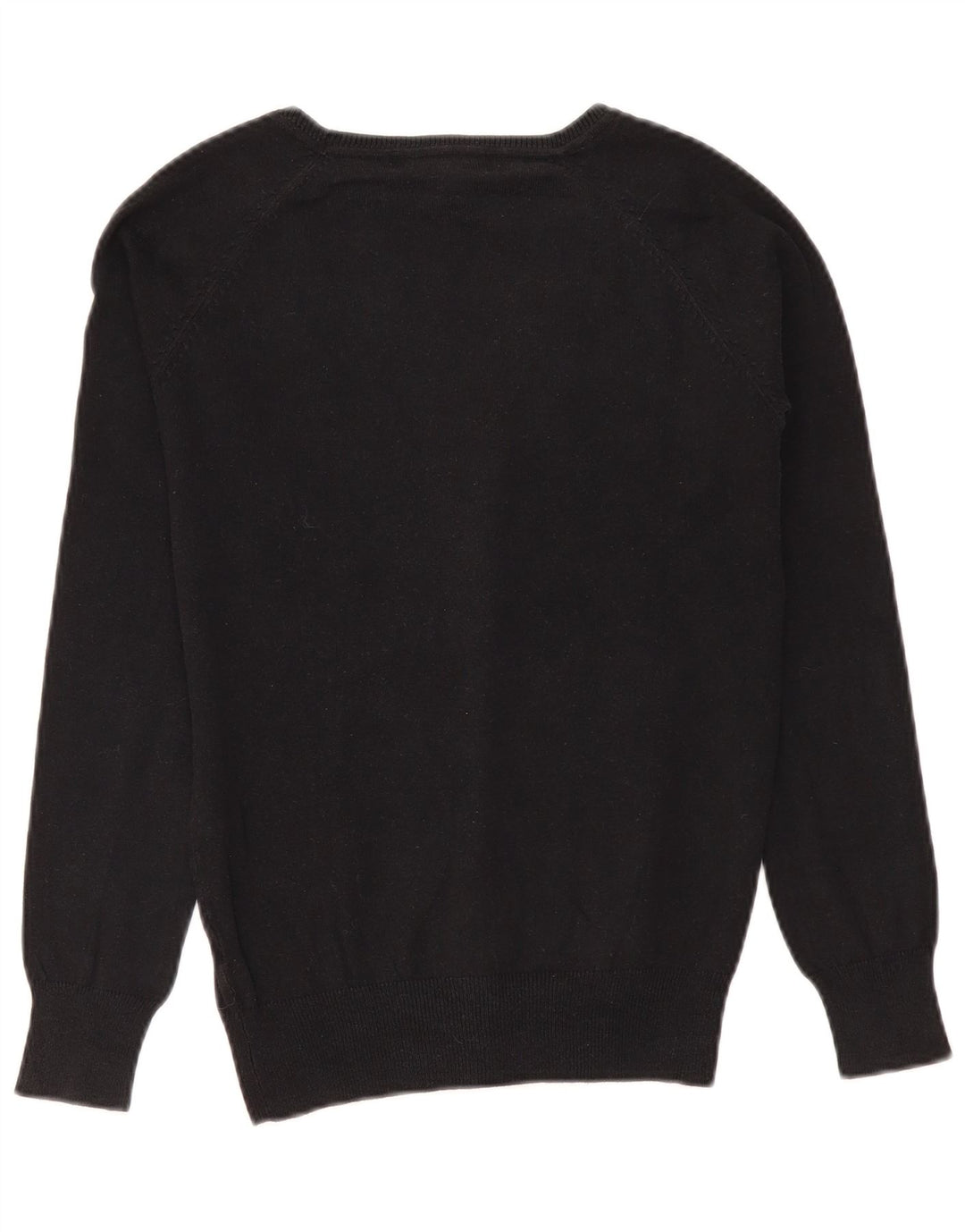Suéter cardigã feminino Marks & Spencer Reino Unido 12 algodão preto médio