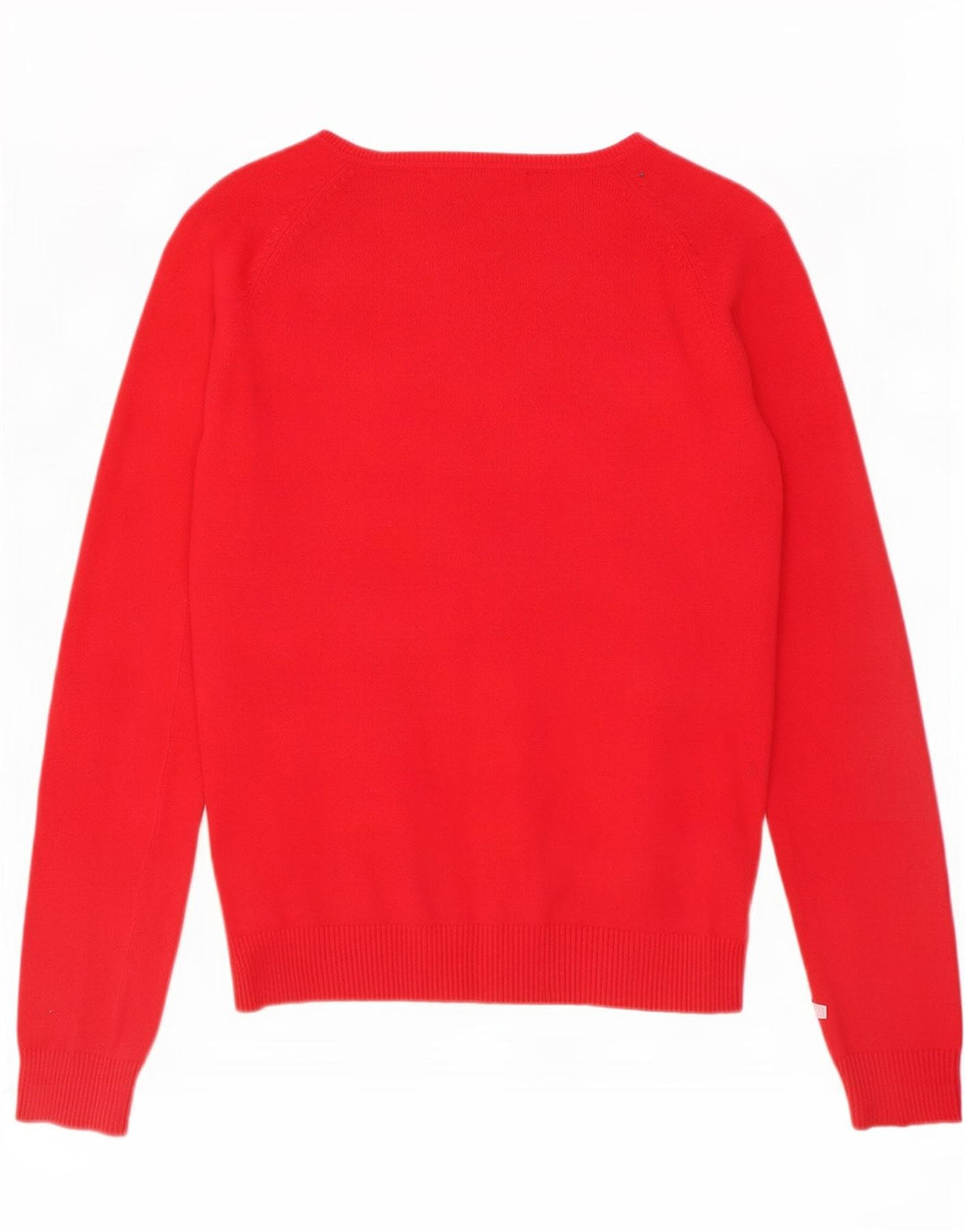 Suéter cardigã feminino Zara Reino Unido 14 grande algodão vermelho