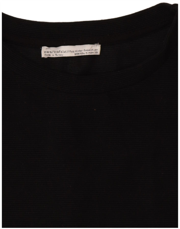 Vestido feminino Zara A-Line UK 14 Médio Preto